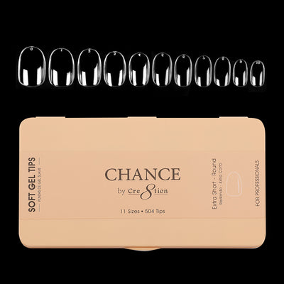 Chance Soft Tips- EXTRA SHORT ROUND - 11 sizes, 504 pcs.