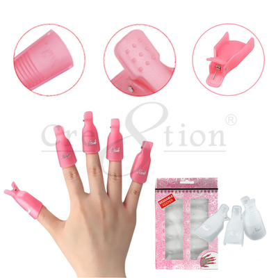 Cre8tion Reusable clip on Nail - Gel Remover Sets