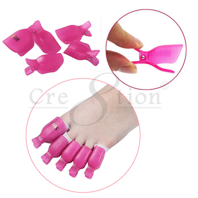 Cre8tion Reusable clip on Toe - Gel Remover Sets