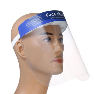 Cre8tion Clear Face Shield - With Sponge & Blue Banner