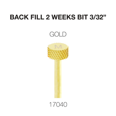 Cre8tion 2-Week Back Fill Bit 3/32 Gold