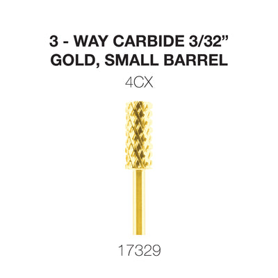 Cre8tion 3-Way Carbide Gold, Small Barrel C4X 3/32