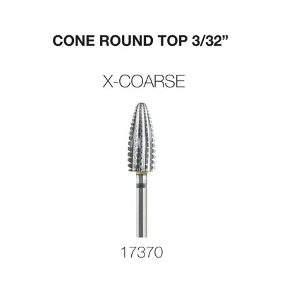 Cre8tion Cone Round Top Nail Filing Bit X-Coarse 3/32