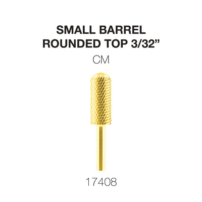 Cre8tion Gold Carbide- Small Barrel-Round Top- CM 3/32