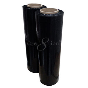 Cre8tion - Black Plastic Pallet Wrap Roll 4 rolls/case