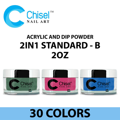 Chisel Acrylic and Dip Powder - 2IN1 Standard - B 2oz