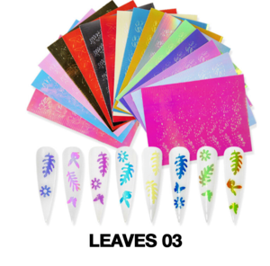 Cre8tion Nail Art - Sticker Set Leaves 03 16 pcs./bag