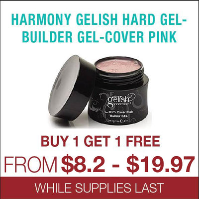 Harmony Gelish Hard Gel - Builder Gel - Cover Pink - Buy 1 get 1 Free