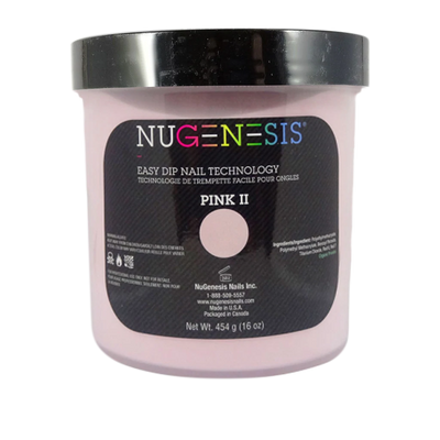 Nugenesis Dip Powder Pink&White - Pink II (Natural Pink) 16oz
