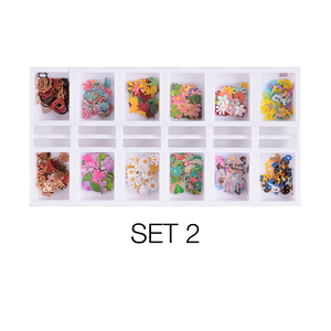 Cre8tion Nail Art - Colorful Sequins Box 02 12 Styles