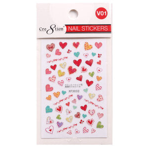 Cre8tion Nail Art - Sticker Valentine  Collection 7 Styles