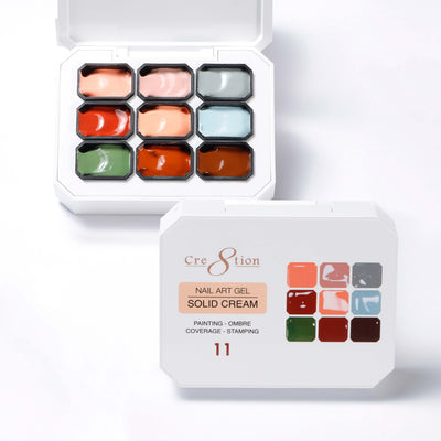 Cre8tion Nail Art Gel Solid Cream 11