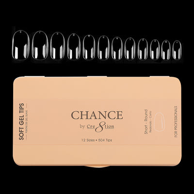 Chance Soft Tips- SHORT ROUND - 12 sizes, 504 pcs.