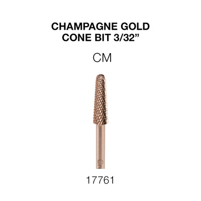 Cre8tion Champagne Gold Cone Bit - CM 3/32