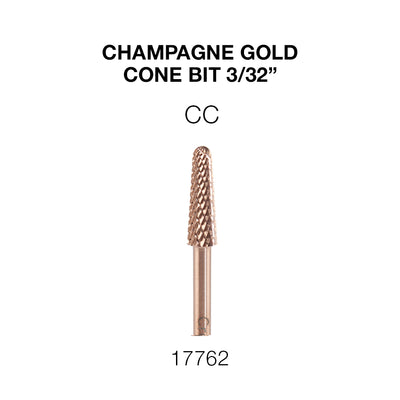 Cre8tion Champagne Gold Cone Bit - CC 3/32