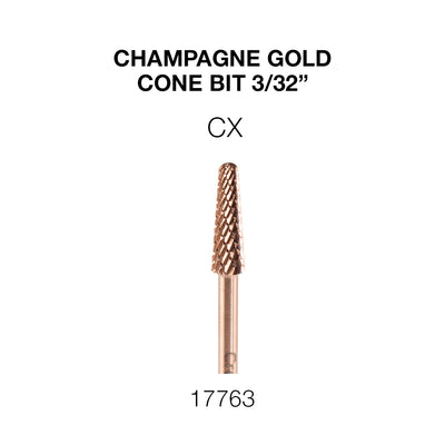 Cre8tion Champagne Gold Cone Bit - CX 3/32