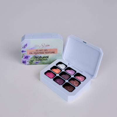 Cre8tion Nail 2D Canvas Painting Gel Palette Natural Collection