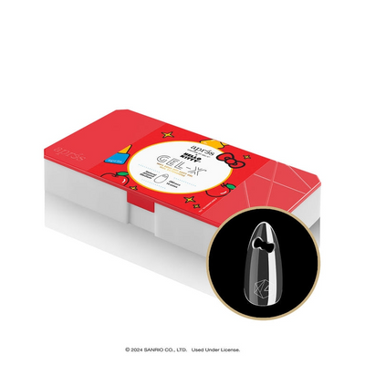 Apres Hello Kitty Natural Almond Medium Bow Cut Tip Box (280pcs, 14 sizes)