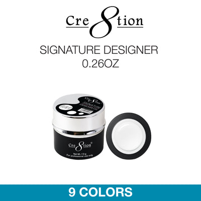 Cre8tion  Gel - Signature Designer Gel 7.5 g - 0.26oz 9 Colors 12 pcs./box, 216 pcs./case