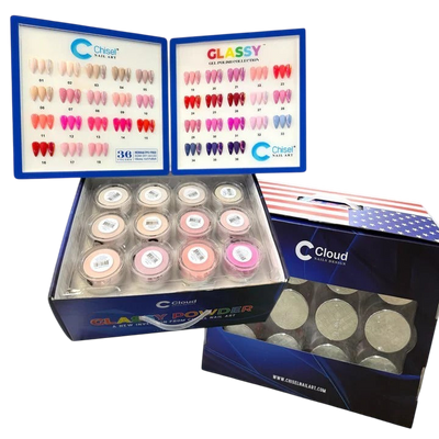 Chisel Cloud Glassy Powder Set 36 Colors
