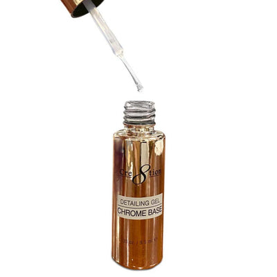 Cre8tion Detailing Gel Chrome Base 0.33oz - Clear 01
