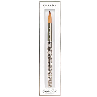 Kiara Sky 100% Kolinsky Black Acrylic Brush size 18