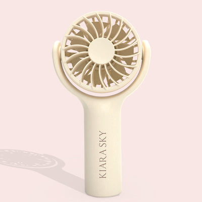 Kiara Sky Mini Fan - Beige