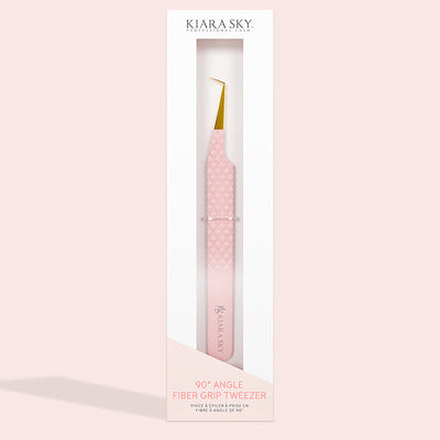 Kiara Sky Tweezer Fiber Grip - 90° Angle Fiber Grip Tweezer