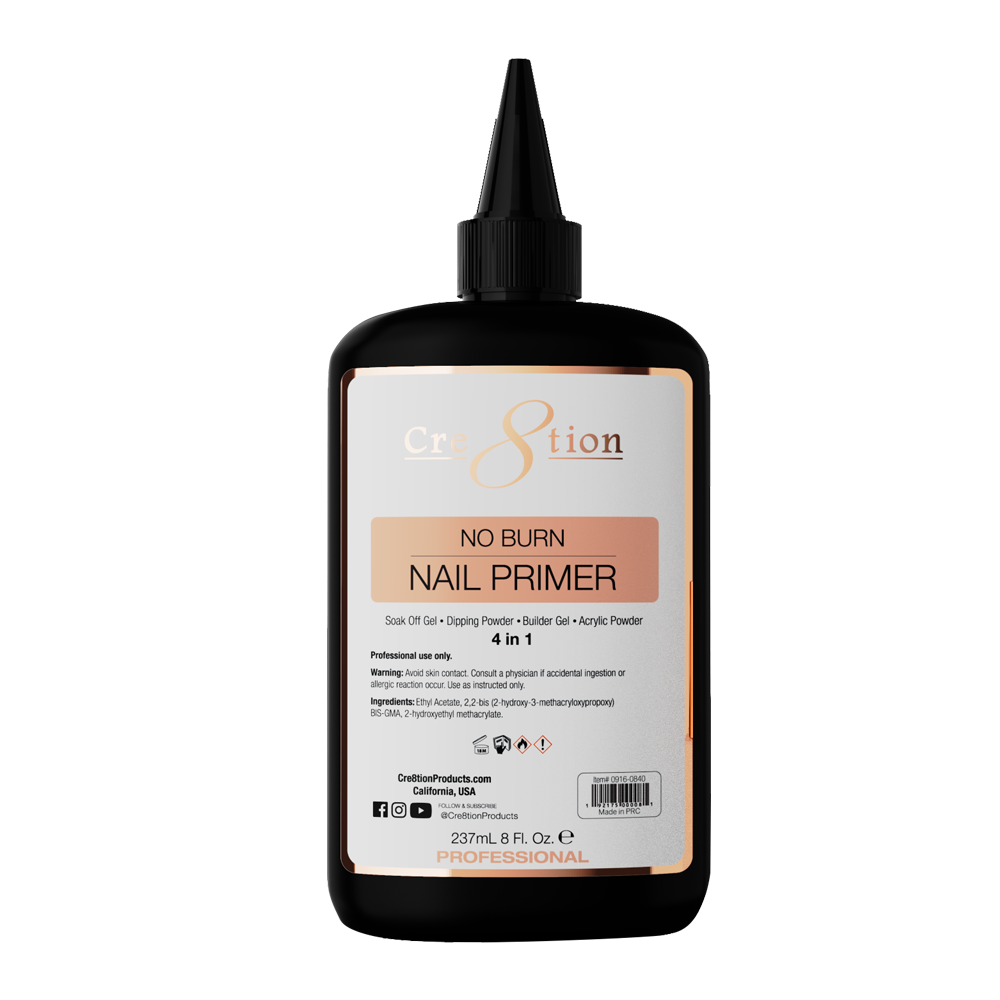 Cre8tion No Burn Nail Primer Refill 8oz