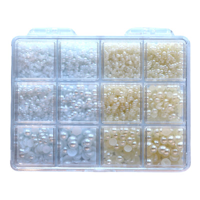 Nail Art Accessory Pearl Flat Bottom 03