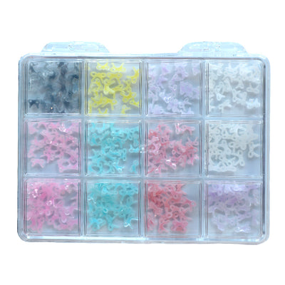 Nail Art Accessory Jelly Small Bows 10