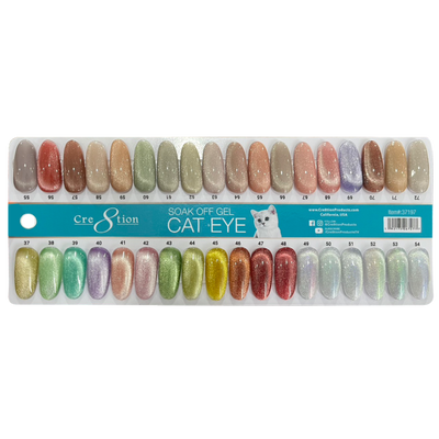 Cre8tion Cat Eye Color Chart 36 colors 02