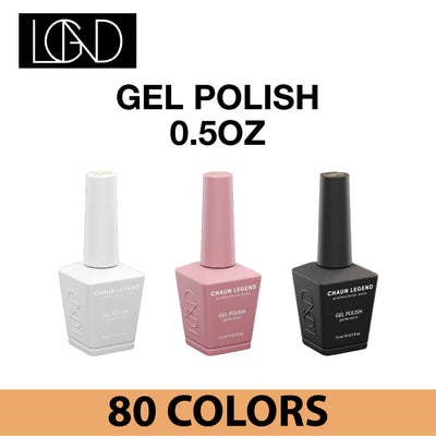 Chaun Legend Gel Polish 0.5oz - 80 colors