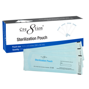 re8tion Disinfectant - Nail Tool Pouch 200 pcs./box, 20 boxes/case 90X260mm ( 3.54X10.27 inches)