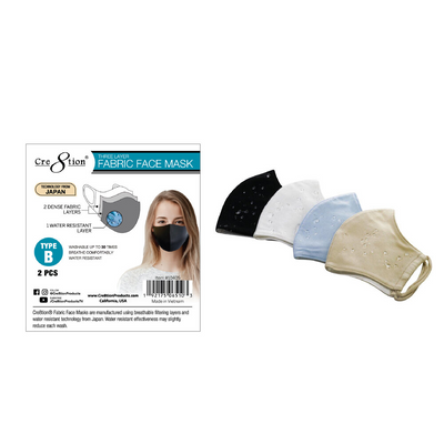 Cre8tion 3 layer Fabric Face Mask - Style B