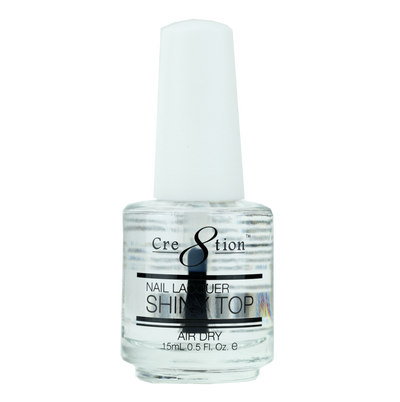 Cre8tion Nail Lacquer - Shiny Top Air Dry 0.5oz 288 pcs./case
