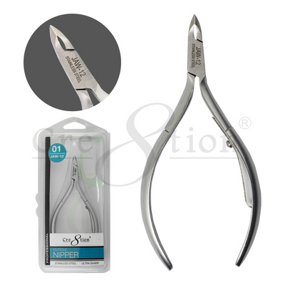 Cre8tion Stainless Steel - Cuticle Nippers #12 01 12 pcs./box, 288 pcs./case