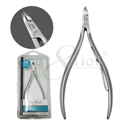 Cre8tion Stainless Steel - Cuticle Nippers #12 06 12 pcs./box, 288 pcs./case