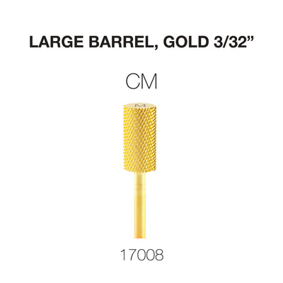 Cre8tion Carbide Large Barrel, CM, Gold 3/32