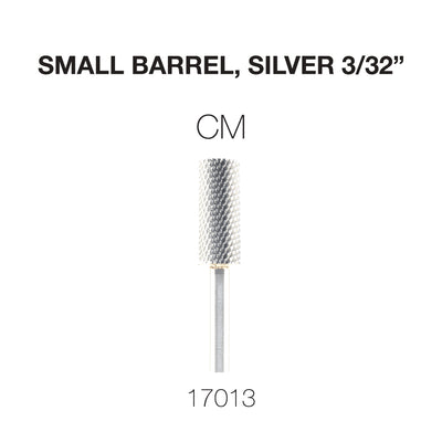 Cre8tion Carbide Small Barrel, CM, Silver 3/32