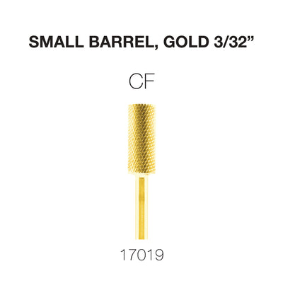 Cre8tion Carbide Small Barrel, CF, Gold 3/32