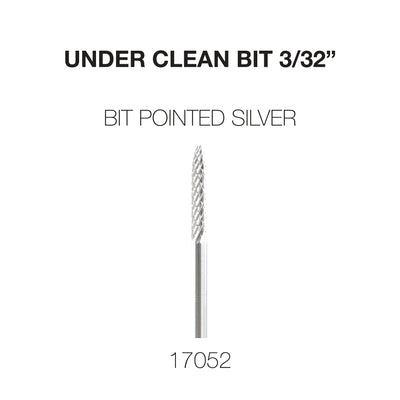 Cre8tion Under Clean 3/32 Carbide Bit Pointed- Silver