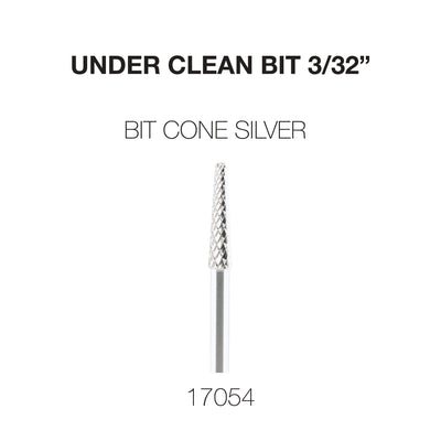 Cre8tion Under Clean 3/32 Carbide Bit Cone- Silver