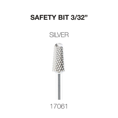 Cre8tion Carbide Safety Bit 3/32 Silver