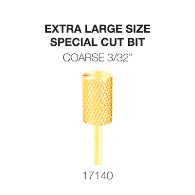 Cre8tion Extra Large Size - Special Cut Bit Coarse 3/32 Gold