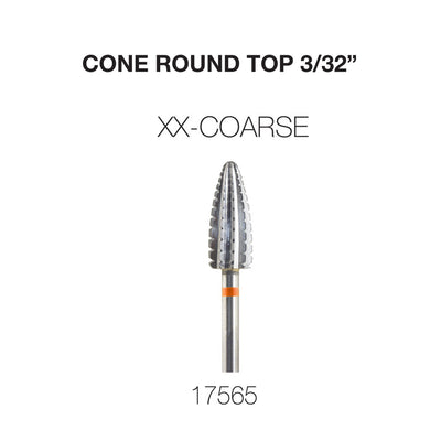 Cre8tion Cone Round Top Nail Filing Bit CXX 3/32"