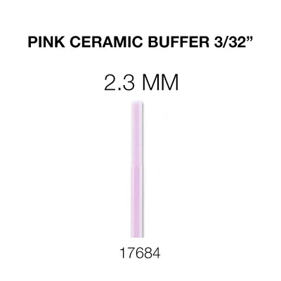 Cre8tion Pink Ceramic Buffer Nail Filling Bit 3/32"