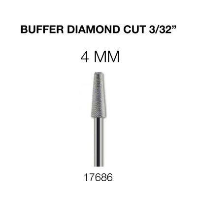Cre8tion Buffer Diamond Cut Nail Filling Bit - 4 mm 3/32"
