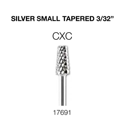 Cre8tion Silver Small Tapered - CXC 3/32"