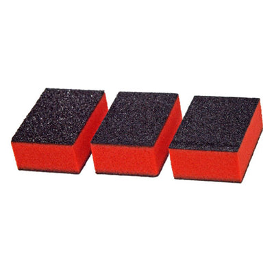 Cre8tion Buffer 2-Way Mini 1/3 Orange Foam, Black Grit 100/180, 1,500 pcs.